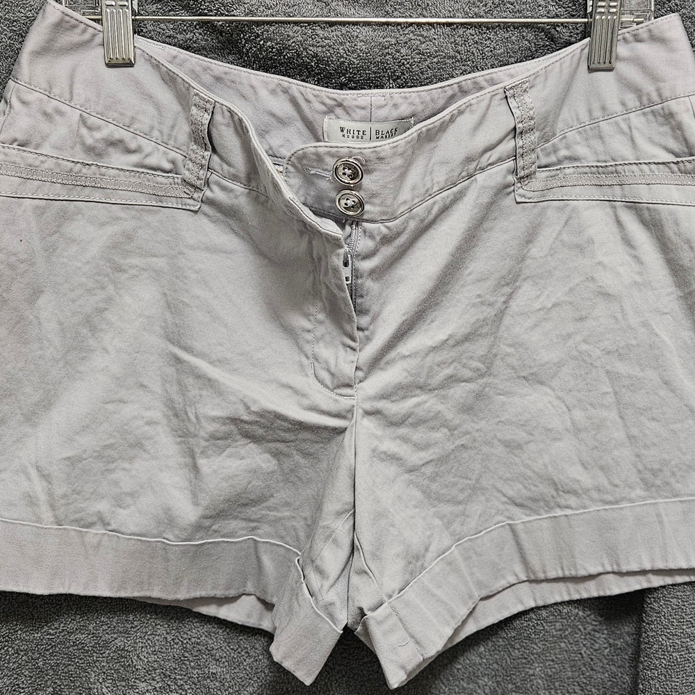 White House Black Market Gray High Waist Shorts